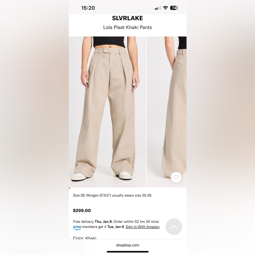 SLVRLAKE Stone Gray Chinos
